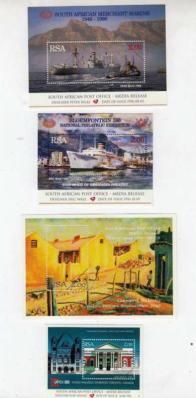 RSA - 20 Media Releases of Stamps - MNH - Rare