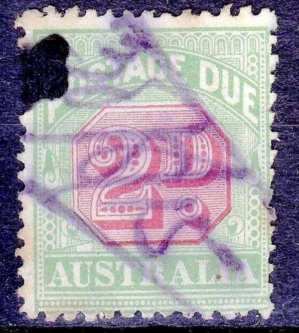 Australia,Scott #J41,1909/23,VFU,Postage Due,CV$6.00