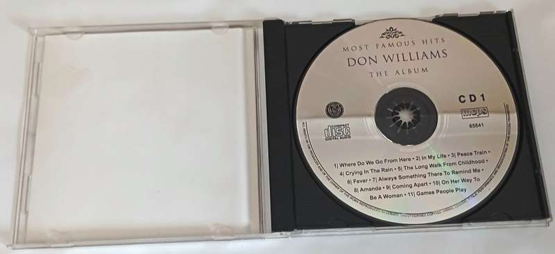 CD, Don Williams - The Album - Most famous hits - VG