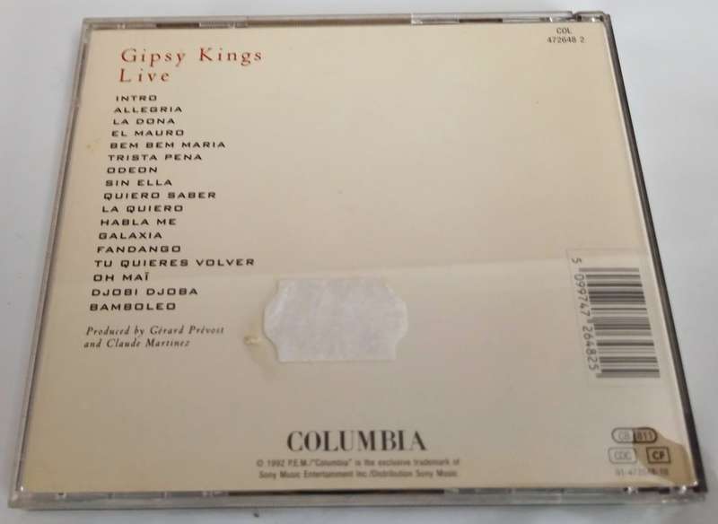 CD, Gipsy Kings - Live - VG