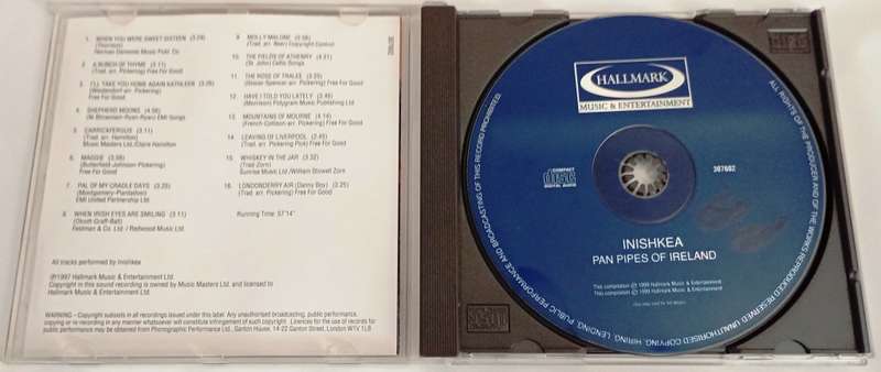 CD, Pan Pipes of Ireland - VG
