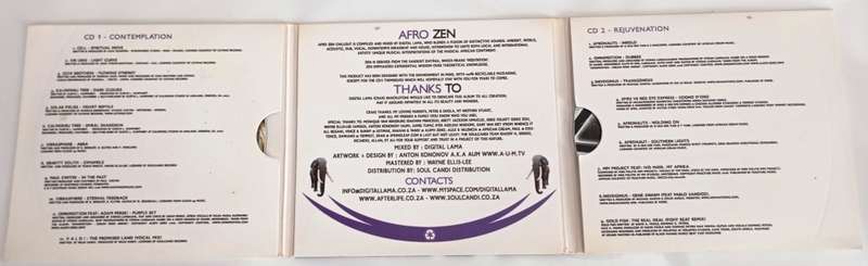 CD, Afro Zen - Chillout - 2XCD - VG