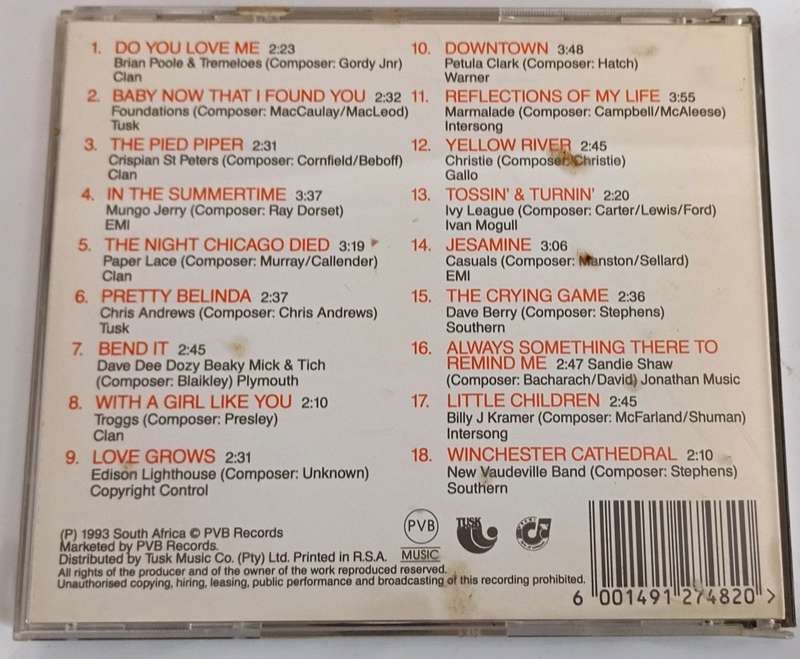 CD, Swingin' 60's - Volume 2 - VG