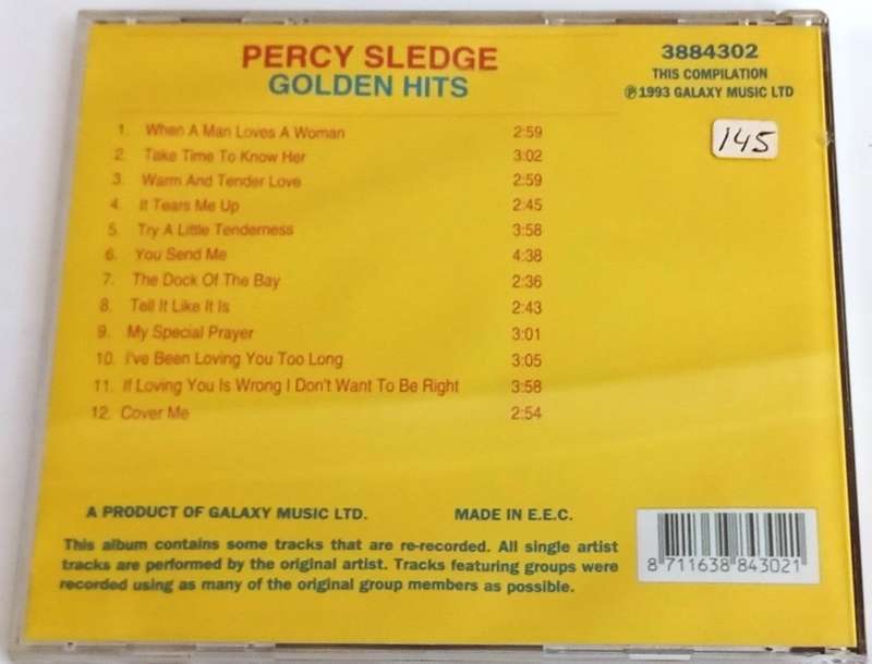 CD, Bercy Sledge - Golden hits - VG