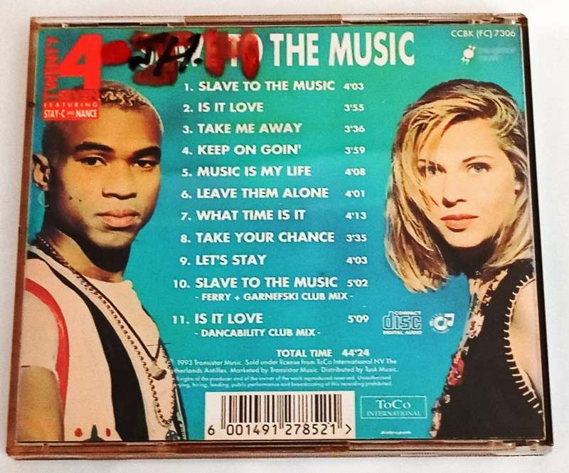 CD, Twenty 4 Seven - Slave to the music - VG