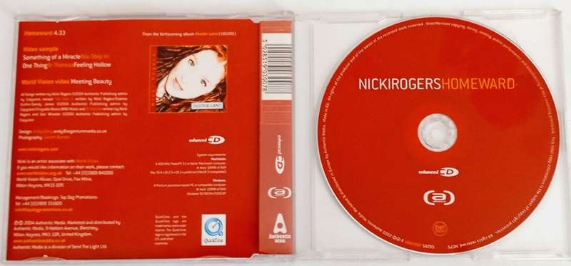 CD, Nicki Rogers - Homeward - VG+