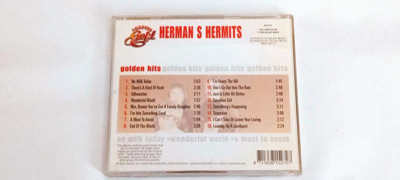 CD, Herman S Hermits - Golden Hits - VG+