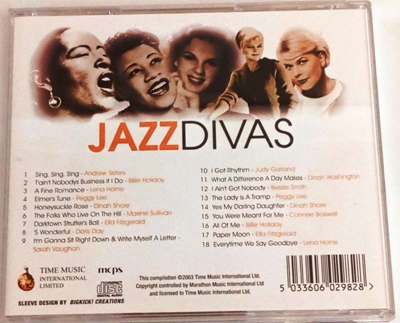 CD, Jazz Divas  -  VG
