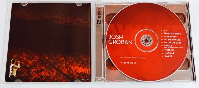 CD, Josh Groban - Awake Live  - CD and DVD - VG