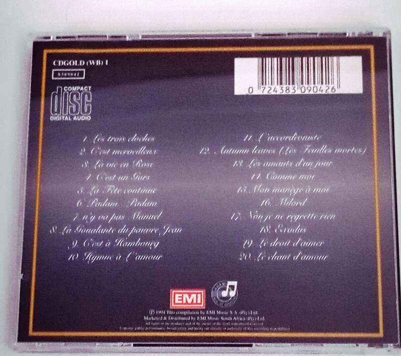 CD, Edith Piaf - Greatest hits - VG