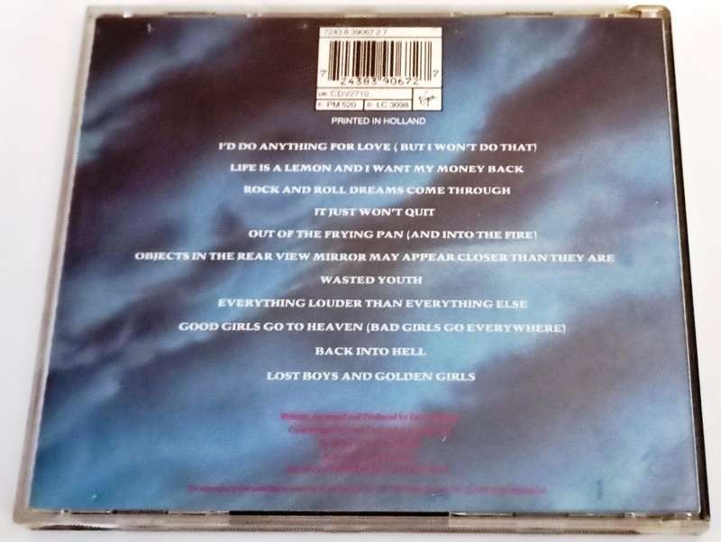 CD, Meat Loaf - Bat out of hell - VG
