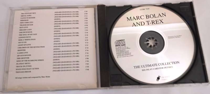 CD, Marc Bolan and T-Rex - The ultimate collection - VG