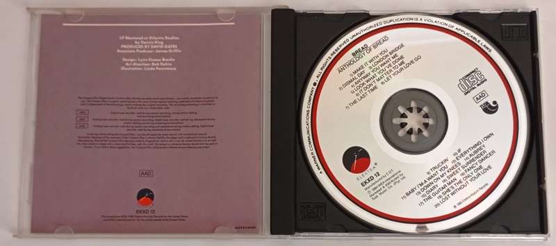 CD, Bread - Anthology of Bread - VG