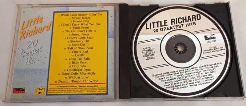 CD, Little Richard - 20 Greatest Hits - VG