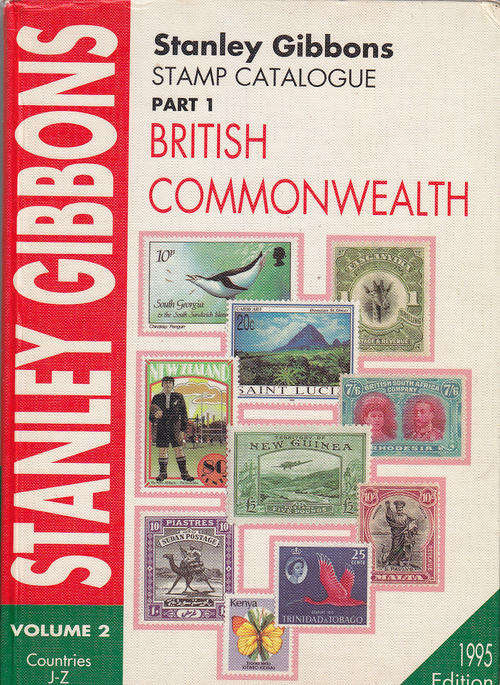 Stanley Gibbons British Commonwealth 1995 edition - Volume 2 Countries J-Z -Used