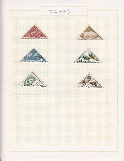 TChad - 6 Stamps MH