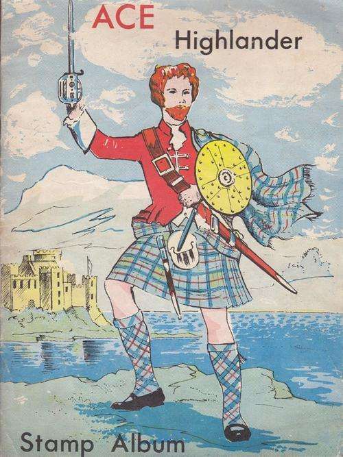 Ace Highlander Stamp Album - + Stamps - As per photos