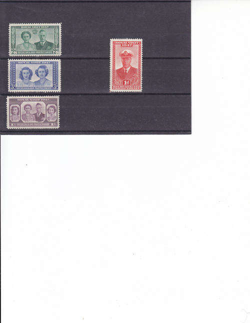 KG VI 1947 Royal visit MNH complete set! - As per photo