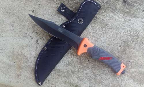 28cm Fixed blade Hunting knife with Rubber Handle**NEW Arrival**High Quality