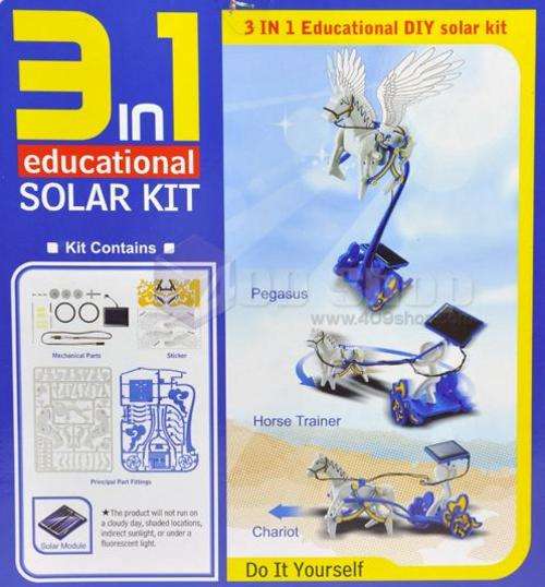 Solar Stallion 3 in 1 Educational DIY solar kit **New**