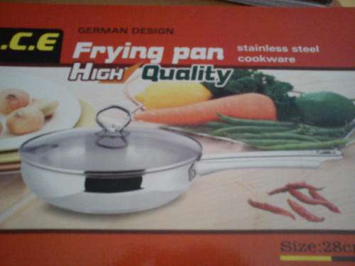 28cm STAINLESS STEEL FRYING PAN HIGH QUALITY