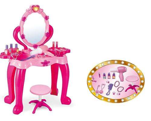 Large Vanity Beauty Set with Jewelry for kids**Limited Qty++Perfect Xmas Gift