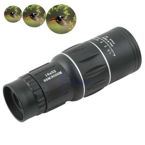 Monocular 16 x 52 Waterproof Zoom lens dual focus optical telescope**New