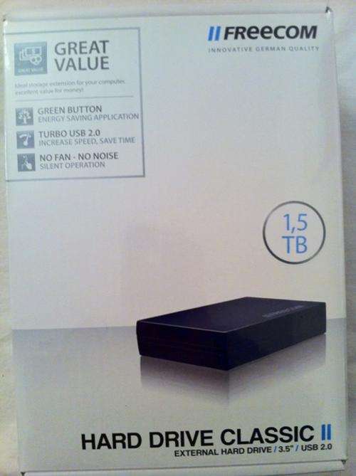 Freecom External 3.5" CLASSIC II 1.5TB USB Hard Drive. LAST ONE AT THIS PRICE!!!
