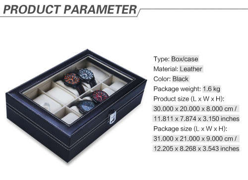 Watch Case Jewelry Dispay Watch Box