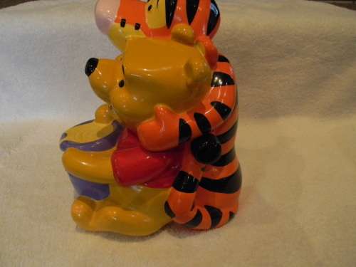 Tigger And Pooh Bear Ceramic Cookie Jar