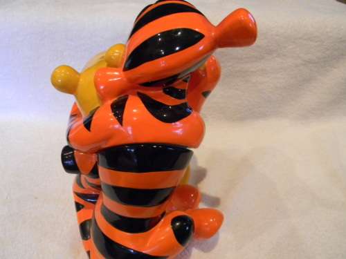 Tigger And Pooh Bear Ceramic Cookie Jar