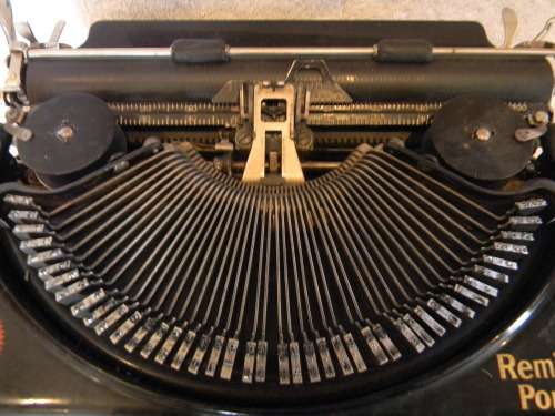 Old Remington Portable Typewriter