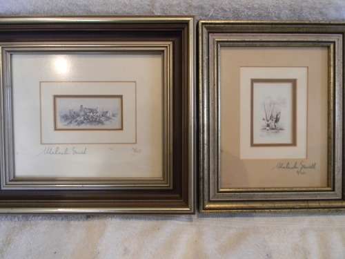 2 x Signed Malachi Smith Framed Limited Edition Prints