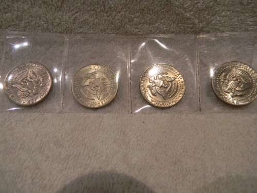 4 USA Half Dollars