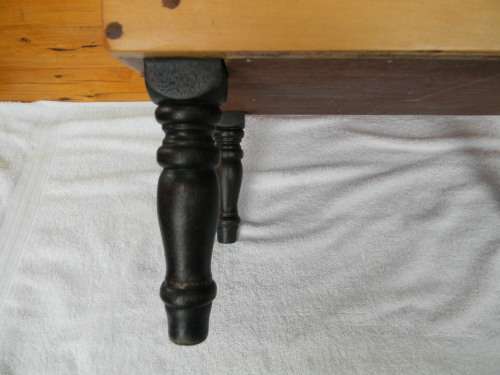 Antique Footstool With Zebra Hide Upholstery