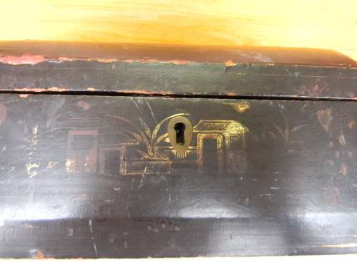 Ancient Oriental Tea Caddy