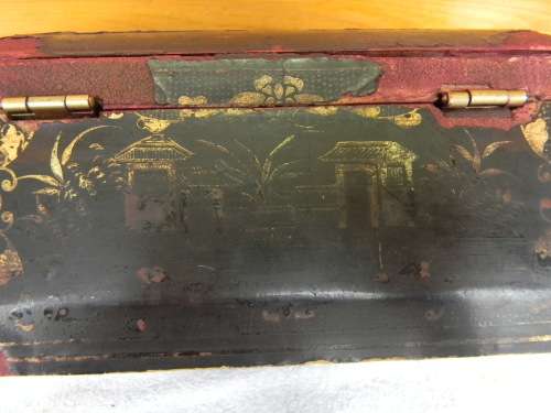 Ancient Oriental Tea Caddy