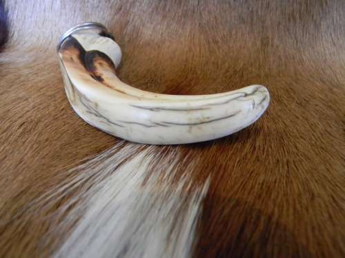 Warhog Horn Ivory Keyring No 1