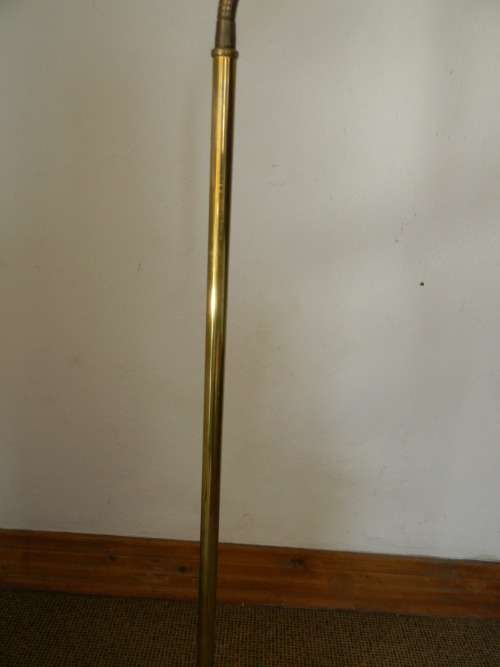 1930`s  Original Brass Shell Floor Lamp