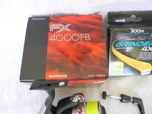 As New Shimano FX 4000 FB Fishing Reel No 1