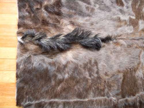 Beautiful Black Wildebeest Hide