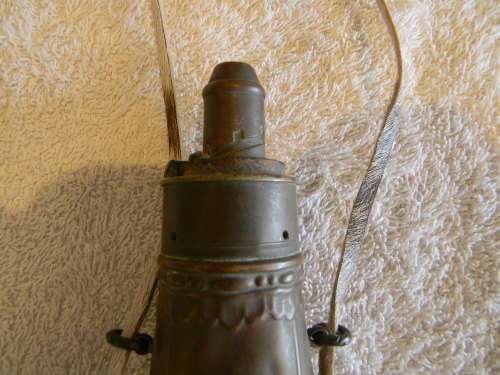 Antique Black Powder Gunpwoder Flask