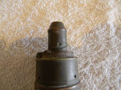 Antique Black Powder Gunpwoder Flask