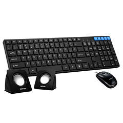 3 in 1 USB Combo Kit - Keyboard/Mouse/Speakers