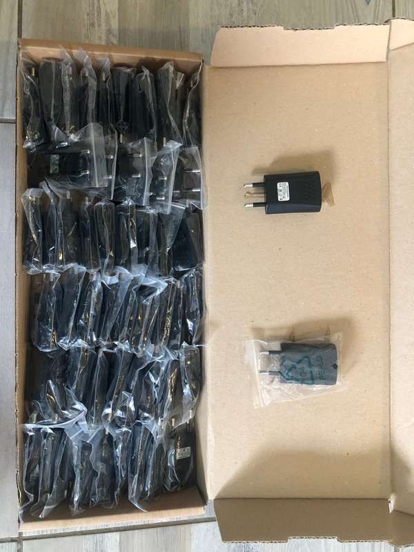 **50X UNITS!!! Euro Cellphone Charger**Adapters**Brand New Sealed!!!!