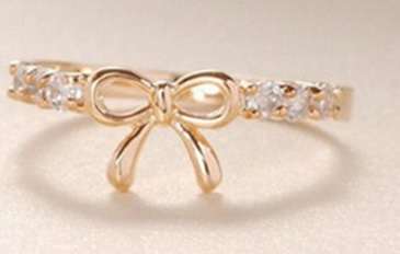 Ribbon Bow rings