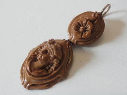 VERY DELICATELY  CARVED ? LAVA CAMEO