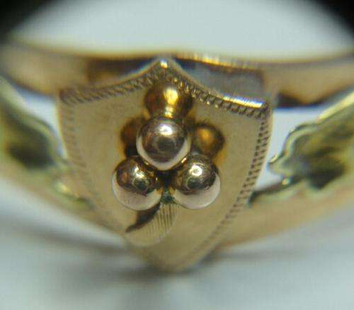 14CT VICTORIAN ROSE GOLD RING