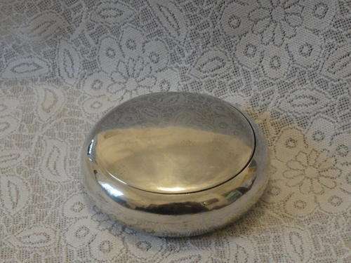 SILVER TOBACCO BOX WITH SECRET OPENING MECHANISIM