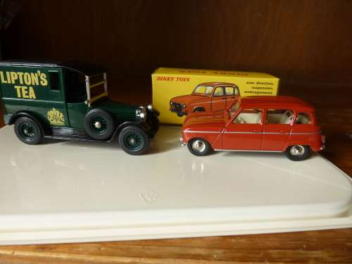 Dinky Renault 4L by DeAgostini plus Matchbox 1927 Talbot van